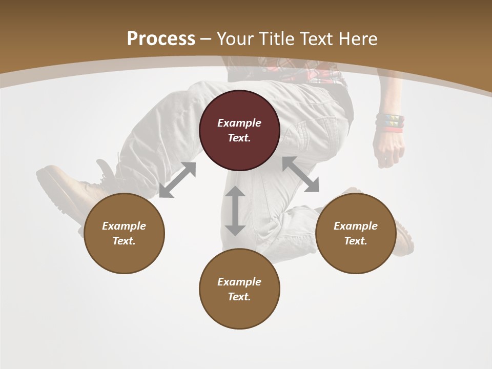 Color Aerobics Moving PowerPoint Template