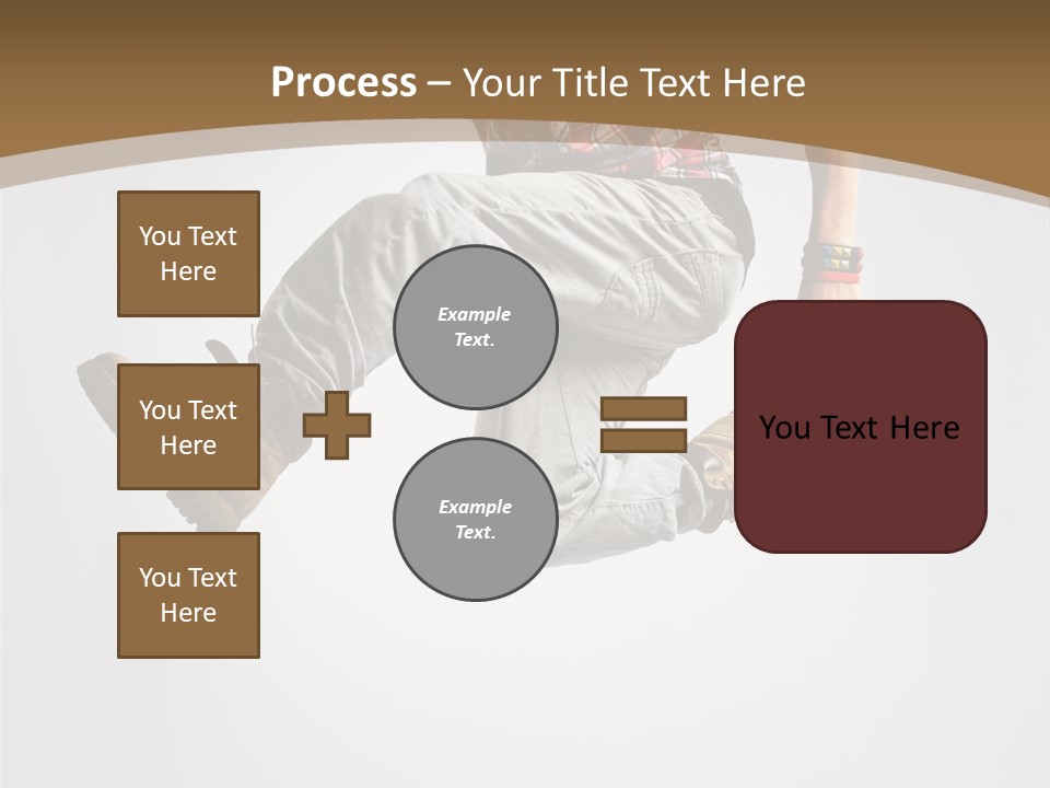 Color Aerobics Moving PowerPoint Template