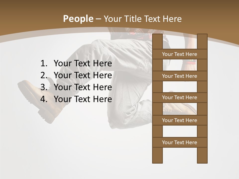 Color Aerobics Moving PowerPoint Template