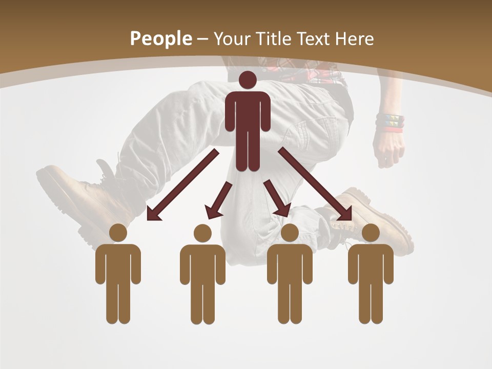 Color Aerobics Moving PowerPoint Template