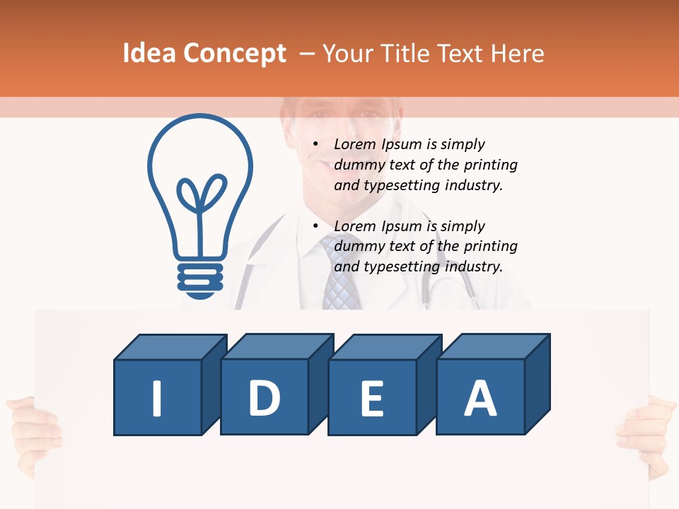 Pharmacist Man Medicine PowerPoint Template