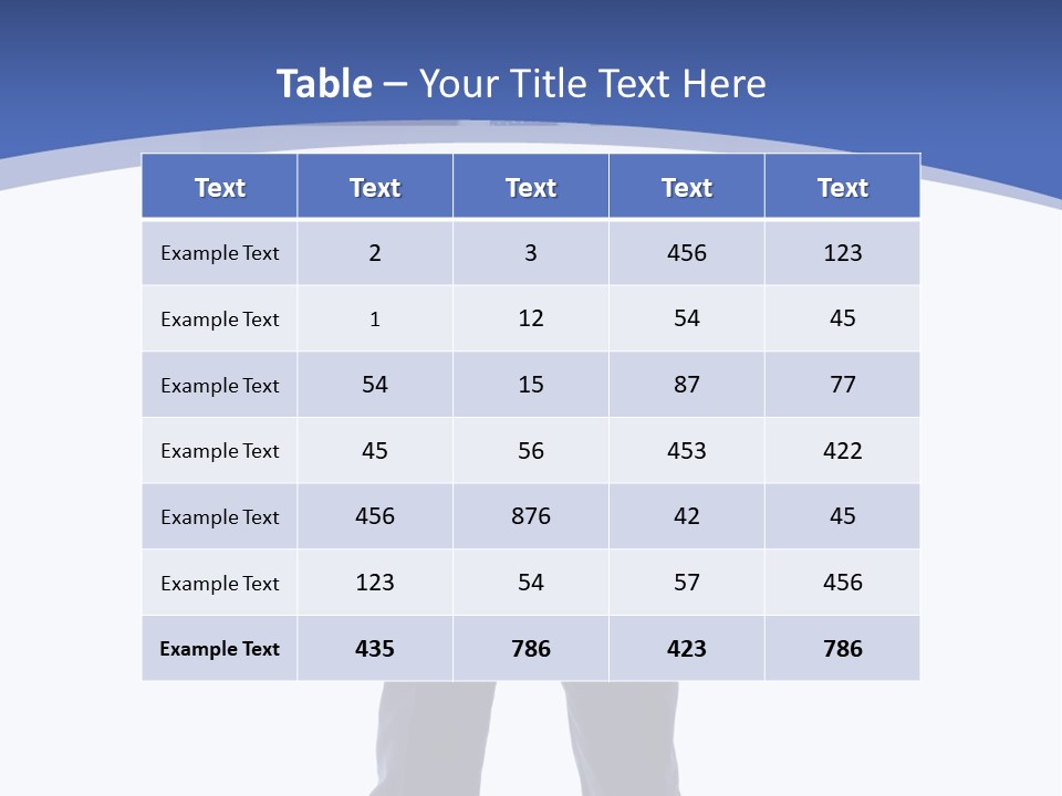 Tutor Accountant  PowerPoint Template