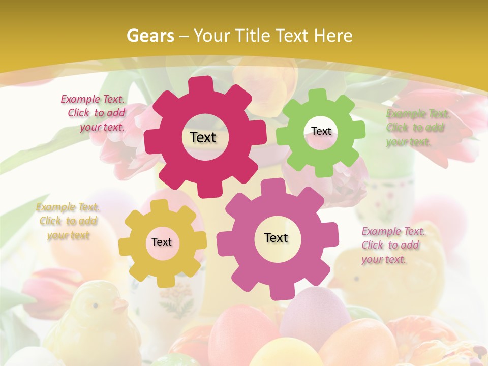 White Food Purple PowerPoint Template