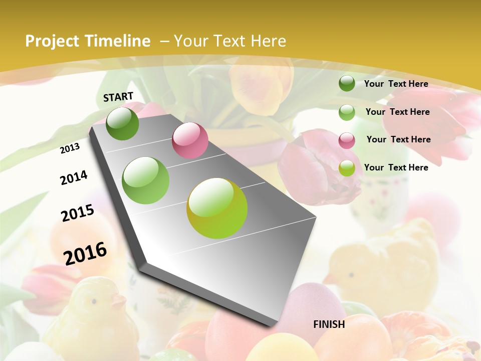 White Food Purple PowerPoint Template