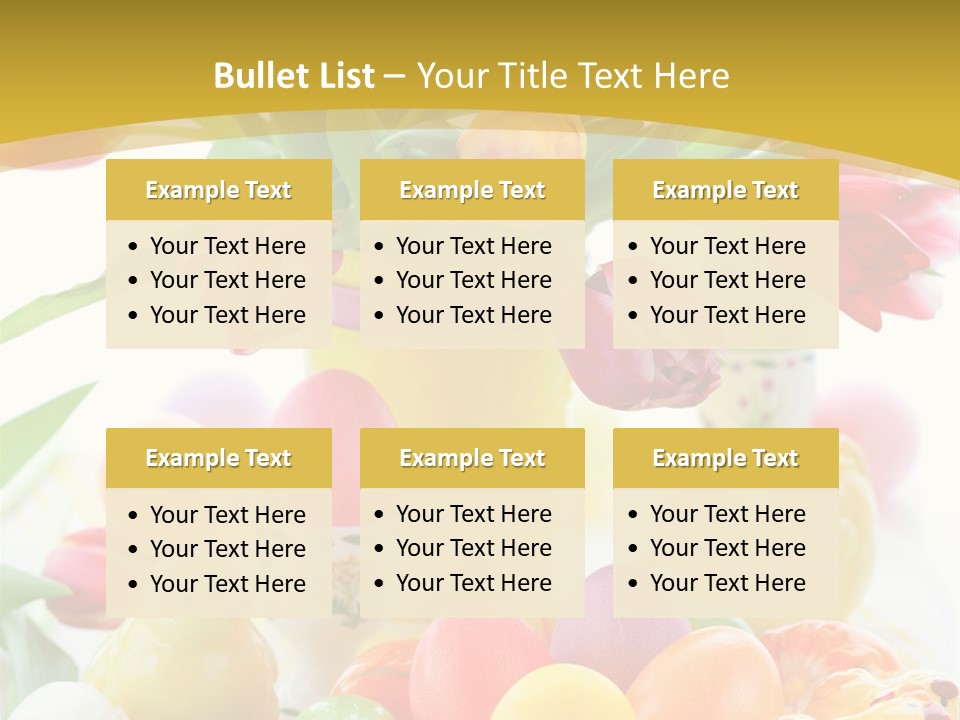 White Food Purple PowerPoint Template