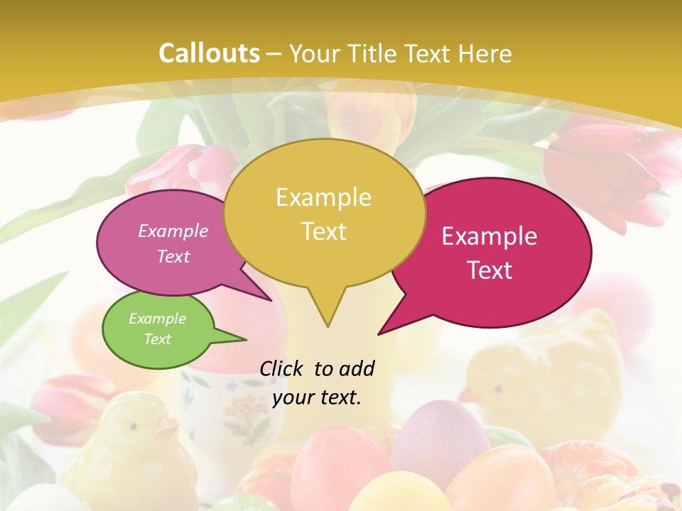 White Food Purple PowerPoint Template