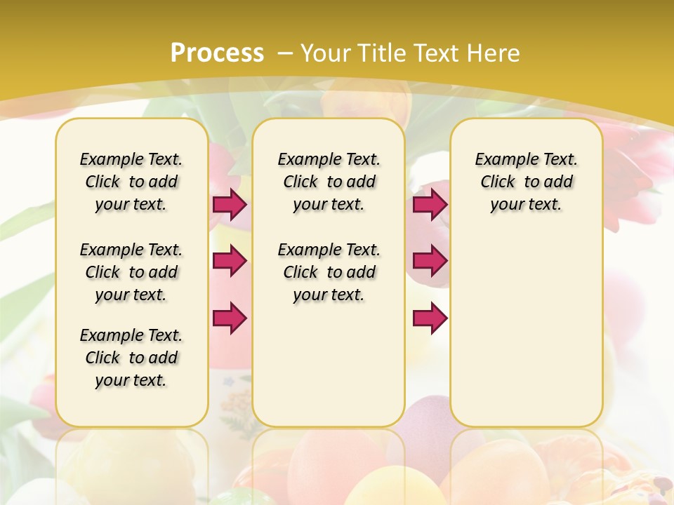 White Food Purple PowerPoint Template