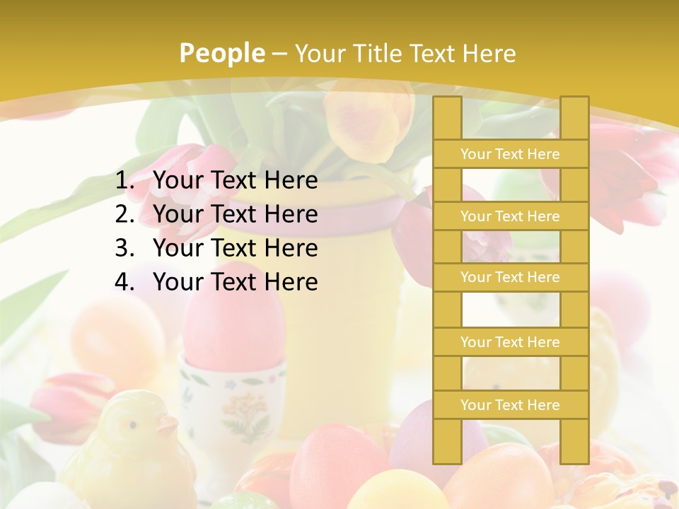 White Food Purple PowerPoint Template