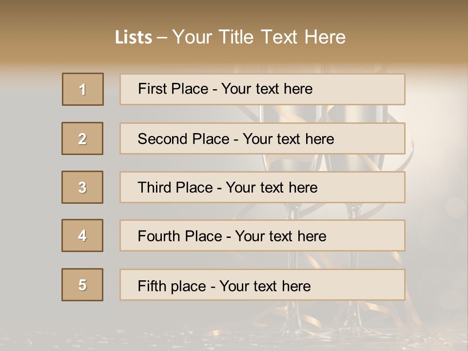 Happy Fun Glass PowerPoint Template