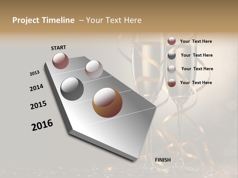 Happy Fun Glass PowerPoint Template