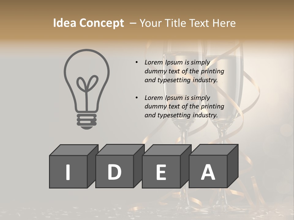 Happy Fun Glass PowerPoint Template