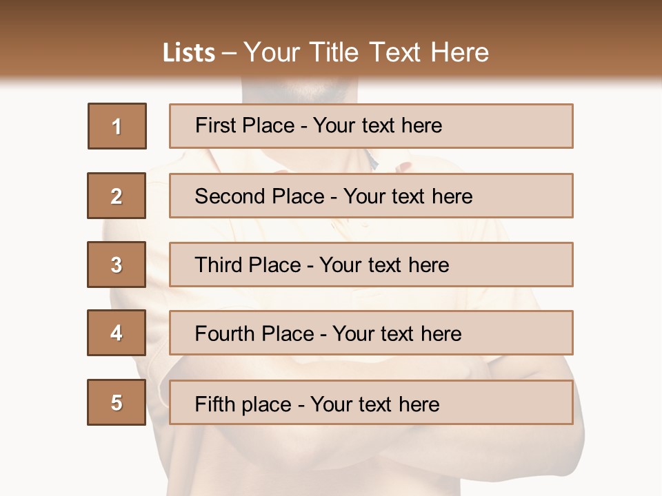 Friendly  Person PowerPoint Template