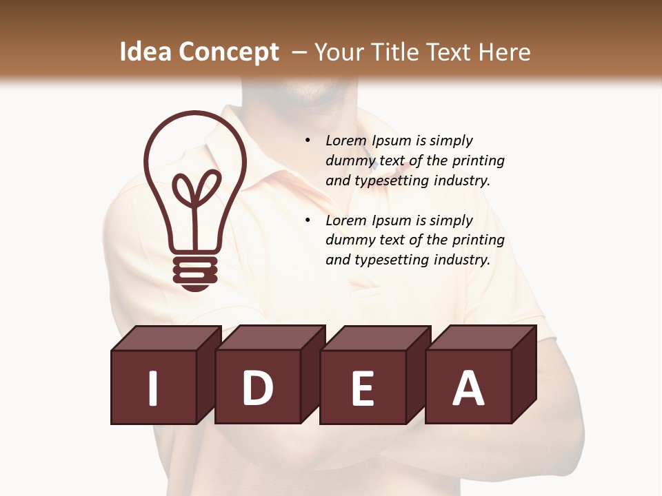 Friendly  Person PowerPoint Template