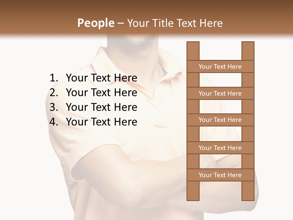 Friendly  Person PowerPoint Template