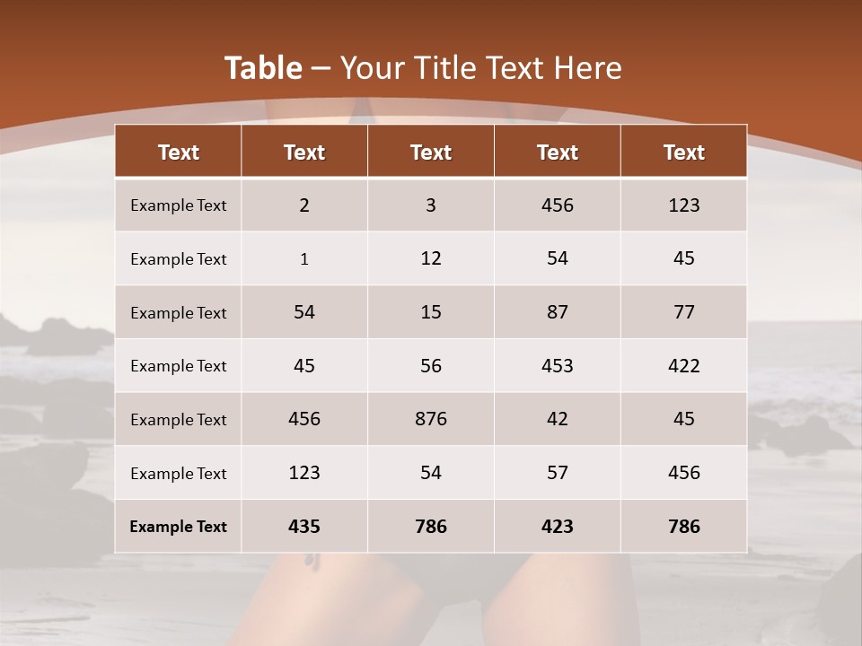 Flirt Sexy Erotic PowerPoint Template