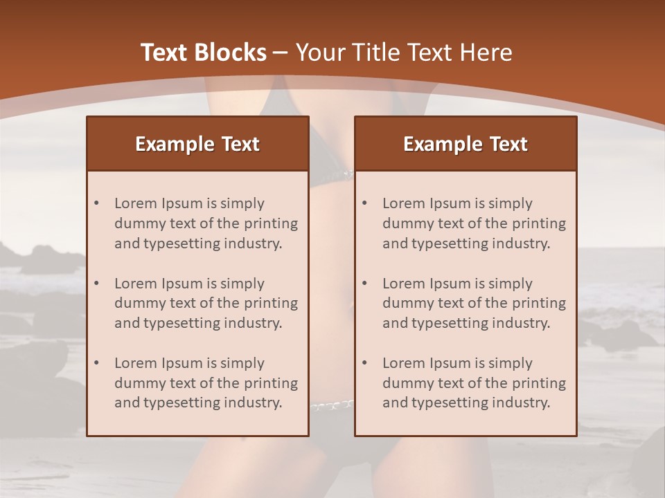 Flirt Sexy Erotic PowerPoint Template