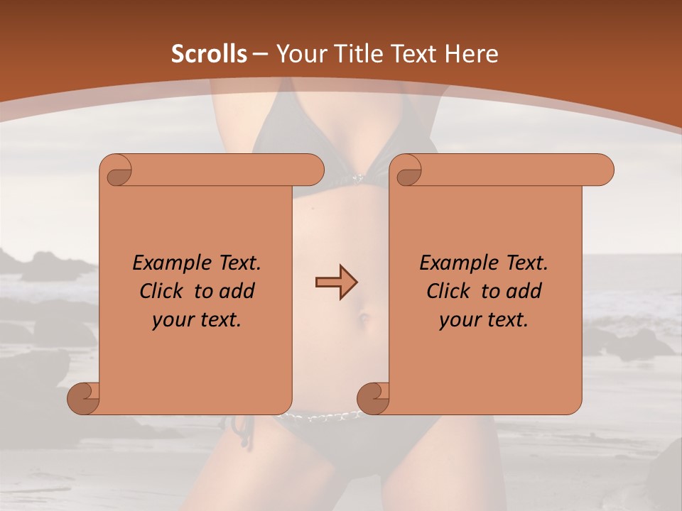 Flirt Sexy Erotic PowerPoint Template