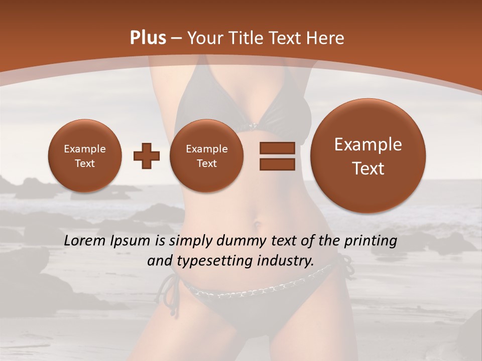 Flirt Sexy Erotic PowerPoint Template