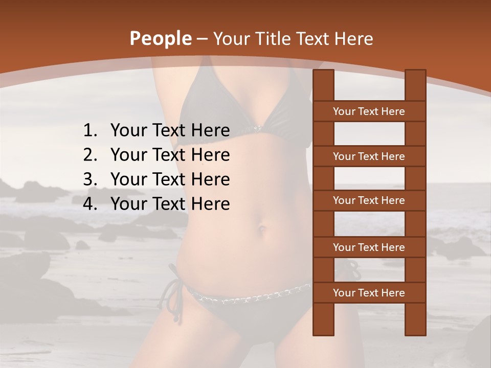Flirt Sexy Erotic PowerPoint Template