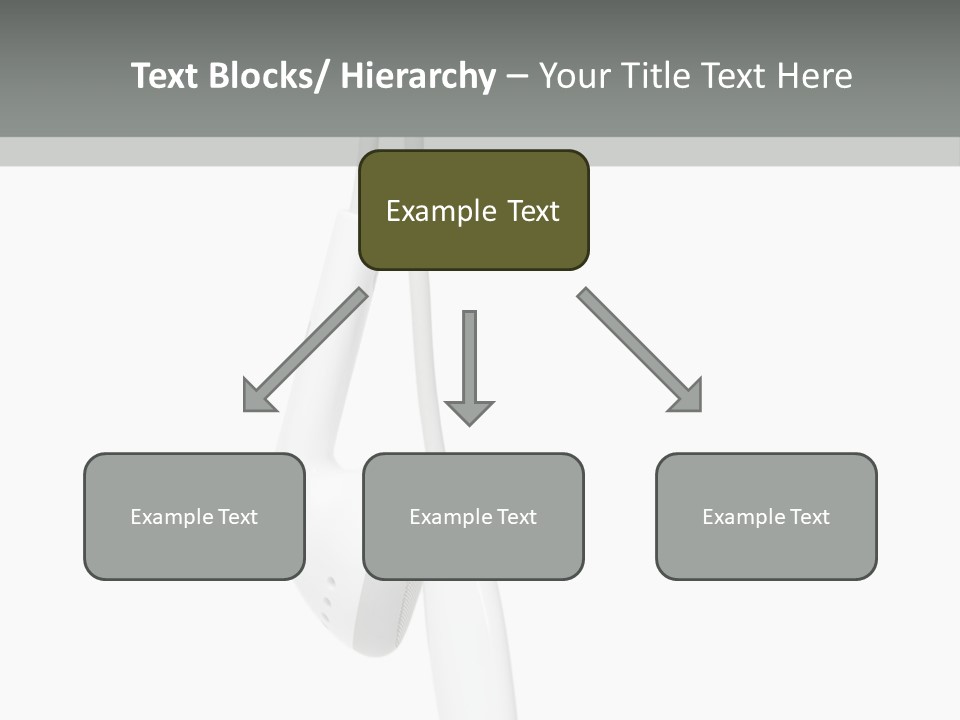 Entertainment Device Ear Bud PowerPoint Template