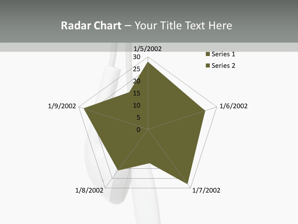 Entertainment Device Ear Bud PowerPoint Template