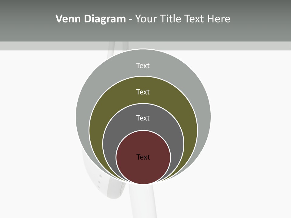 Entertainment Device Ear Bud PowerPoint Template
