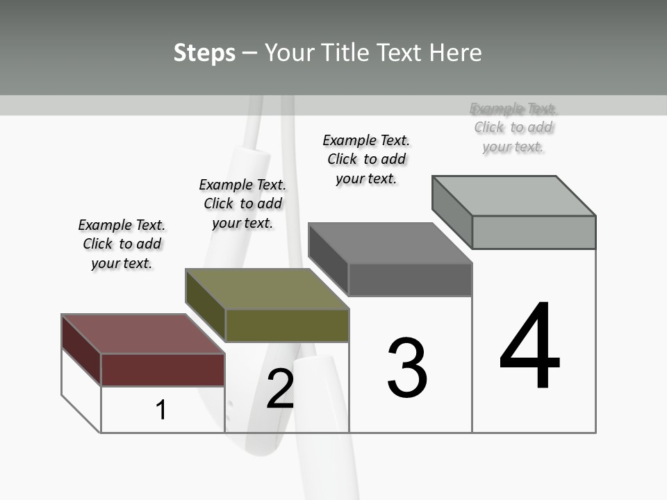 Entertainment Device Ear Bud PowerPoint Template