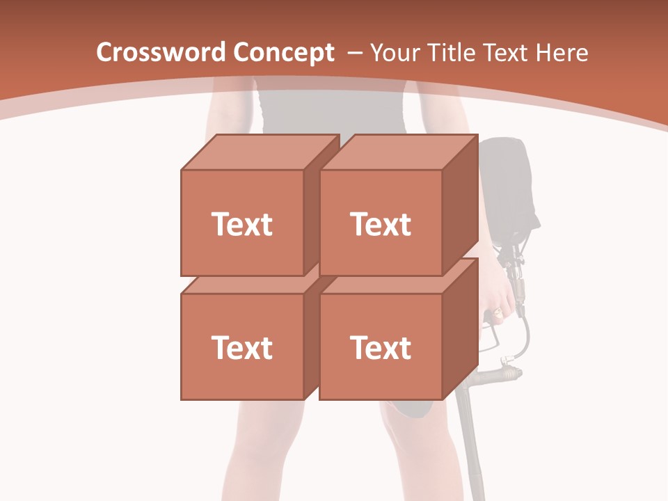 Sexy Handle Waist PowerPoint Template