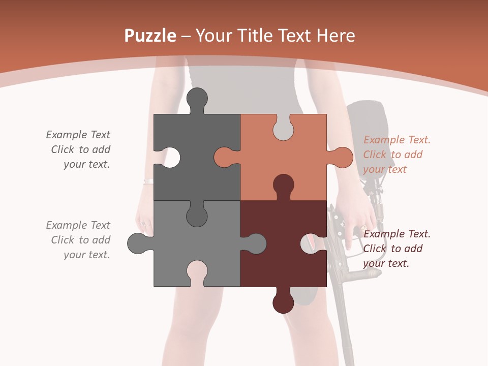 Sexy Handle Waist PowerPoint Template