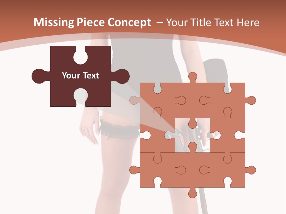 Sexy Handle Waist PowerPoint Template