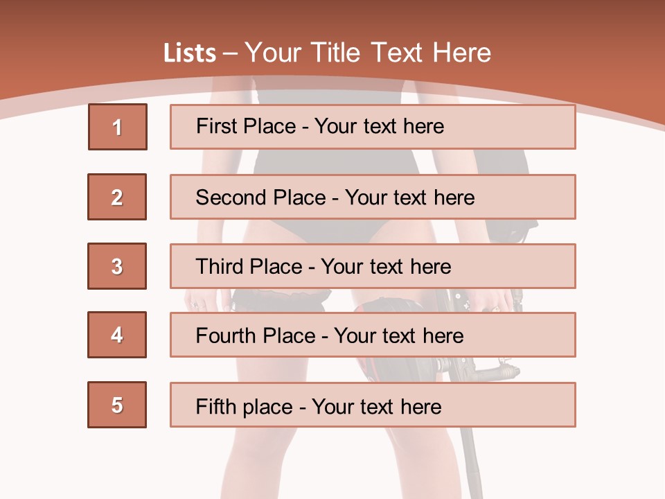 Sexy Handle Waist PowerPoint Template