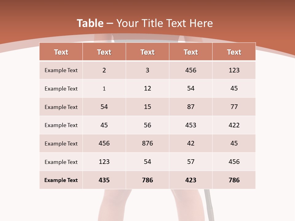 Sexy Handle Waist PowerPoint Template