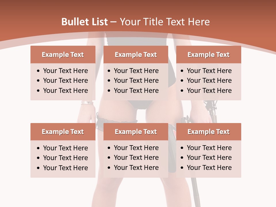 Sexy Handle Waist PowerPoint Template