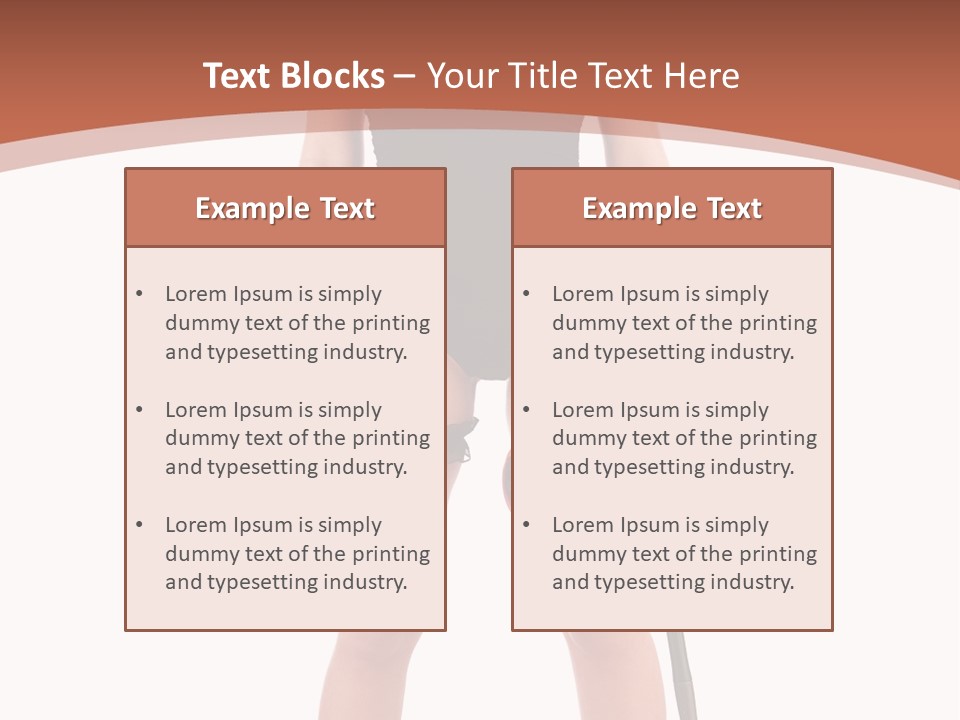 Sexy Handle Waist PowerPoint Template