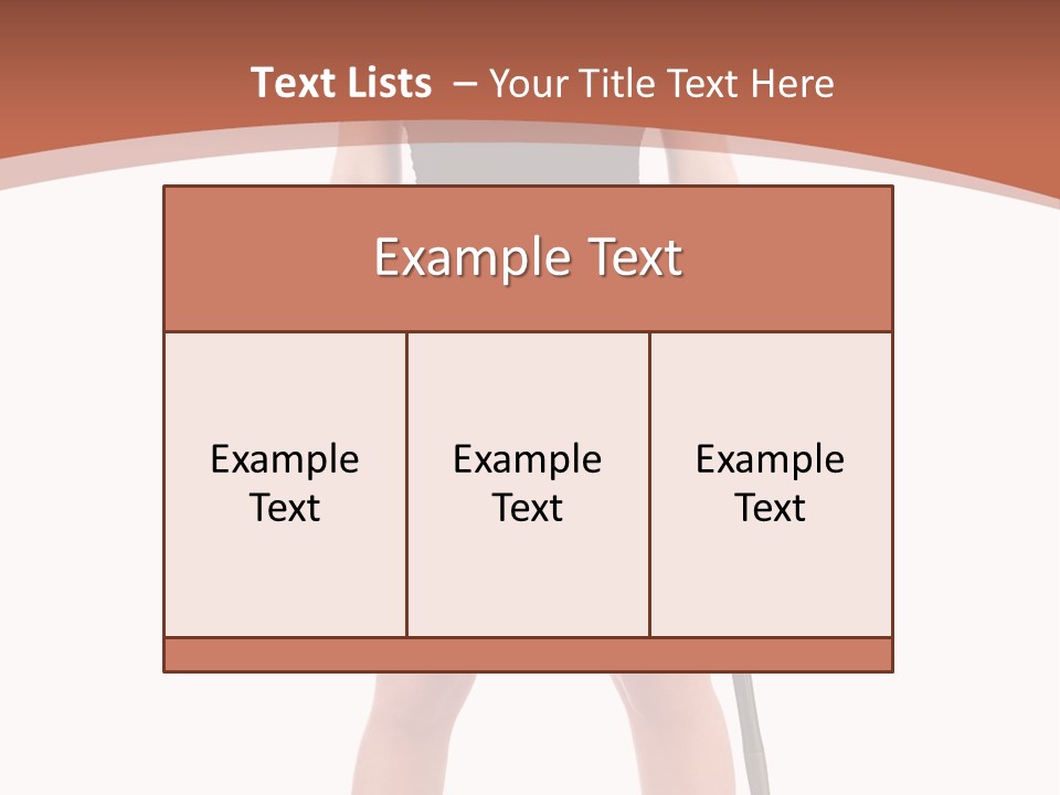 Sexy Handle Waist PowerPoint Template