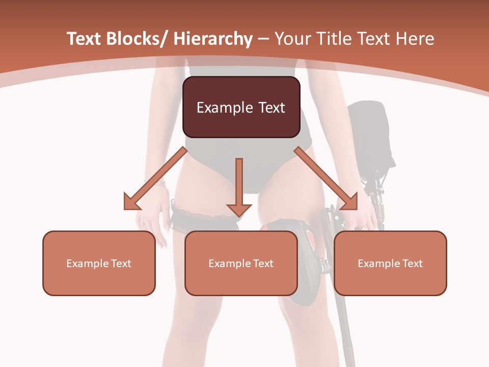 Sexy Handle Waist PowerPoint Template