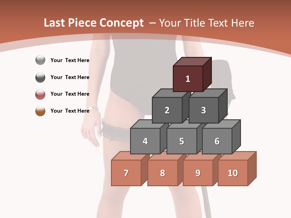 Sexy Handle Waist PowerPoint Template