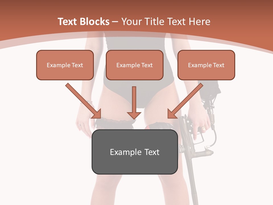 Sexy Handle Waist PowerPoint Template