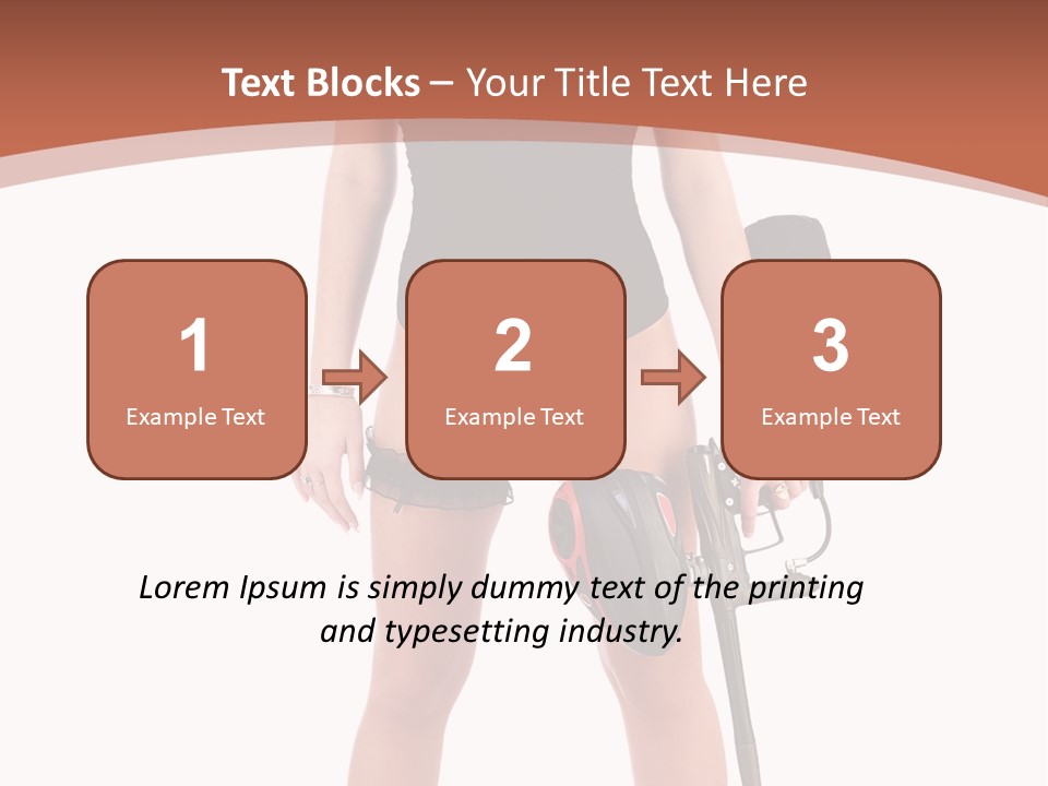 Sexy Handle Waist PowerPoint Template