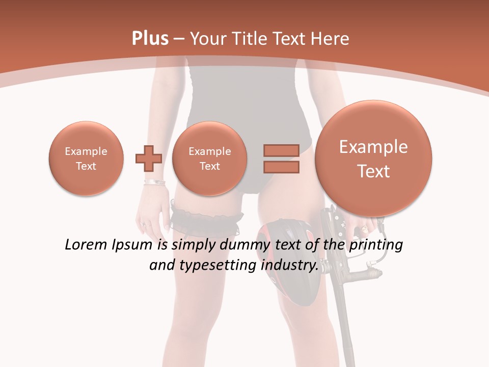 Sexy Handle Waist PowerPoint Template