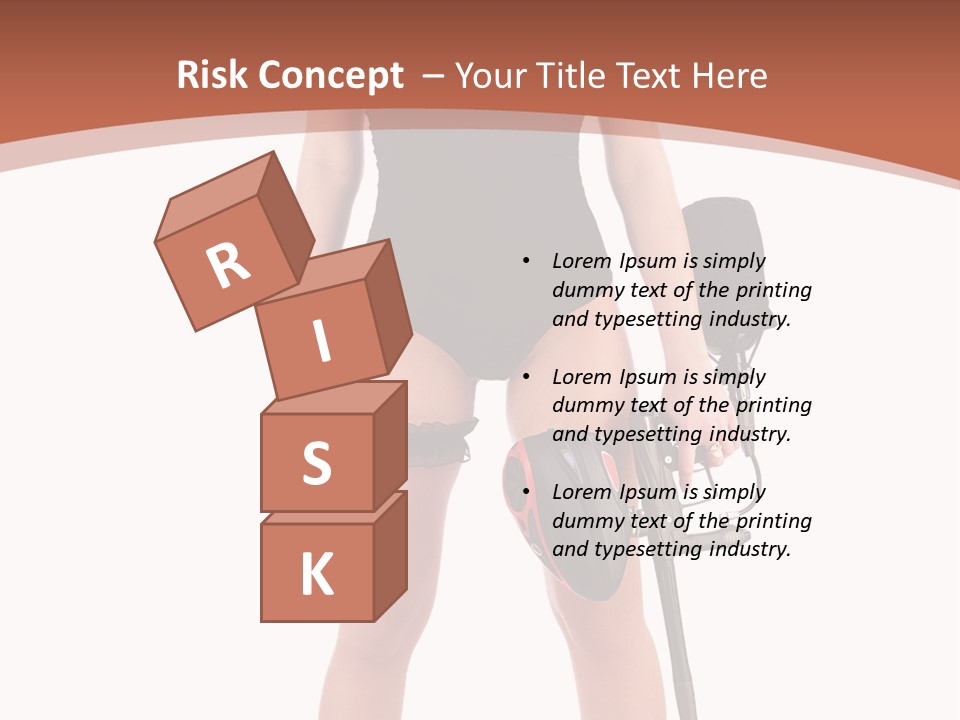 Sexy Handle Waist PowerPoint Template