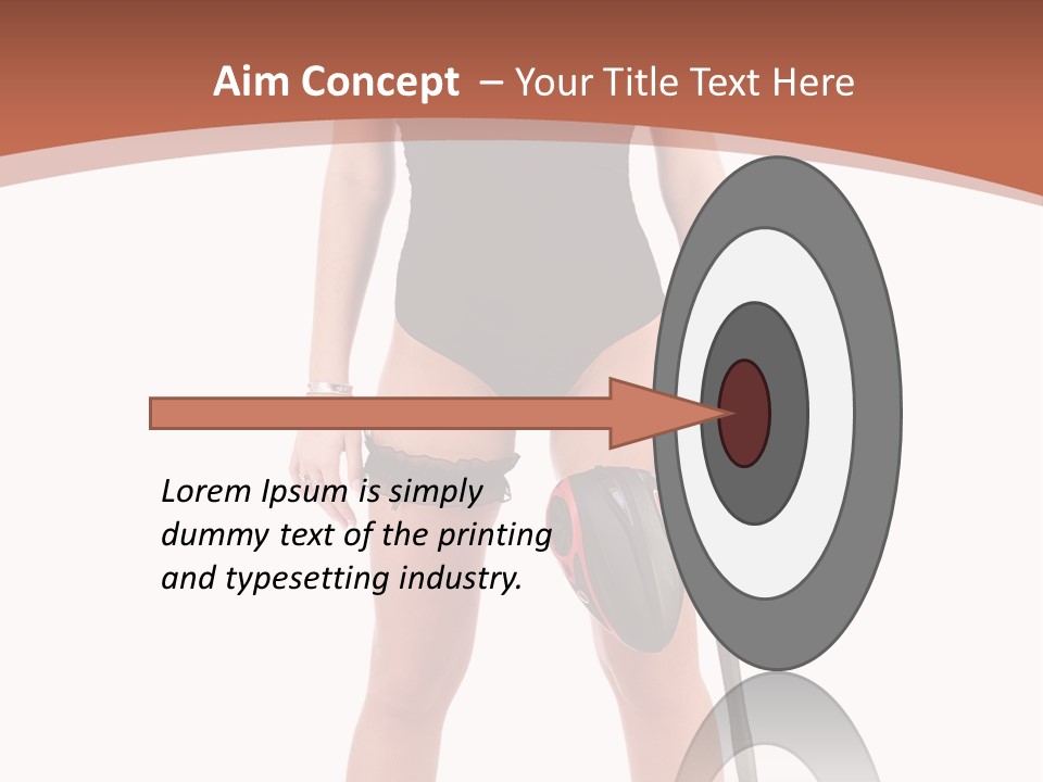 Sexy Handle Waist PowerPoint Template