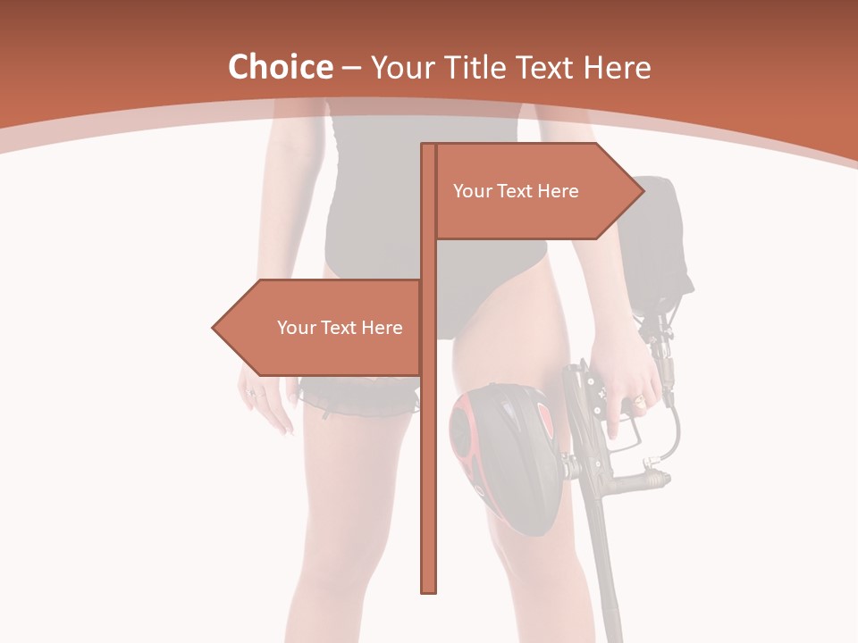 Sexy Handle Waist PowerPoint Template