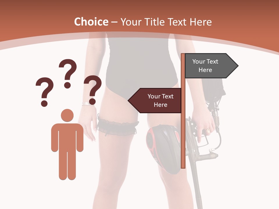 Sexy Handle Waist PowerPoint Template