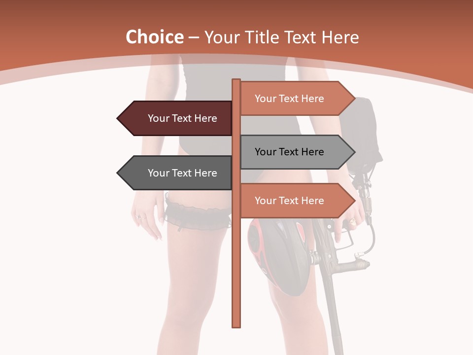 Sexy Handle Waist PowerPoint Template