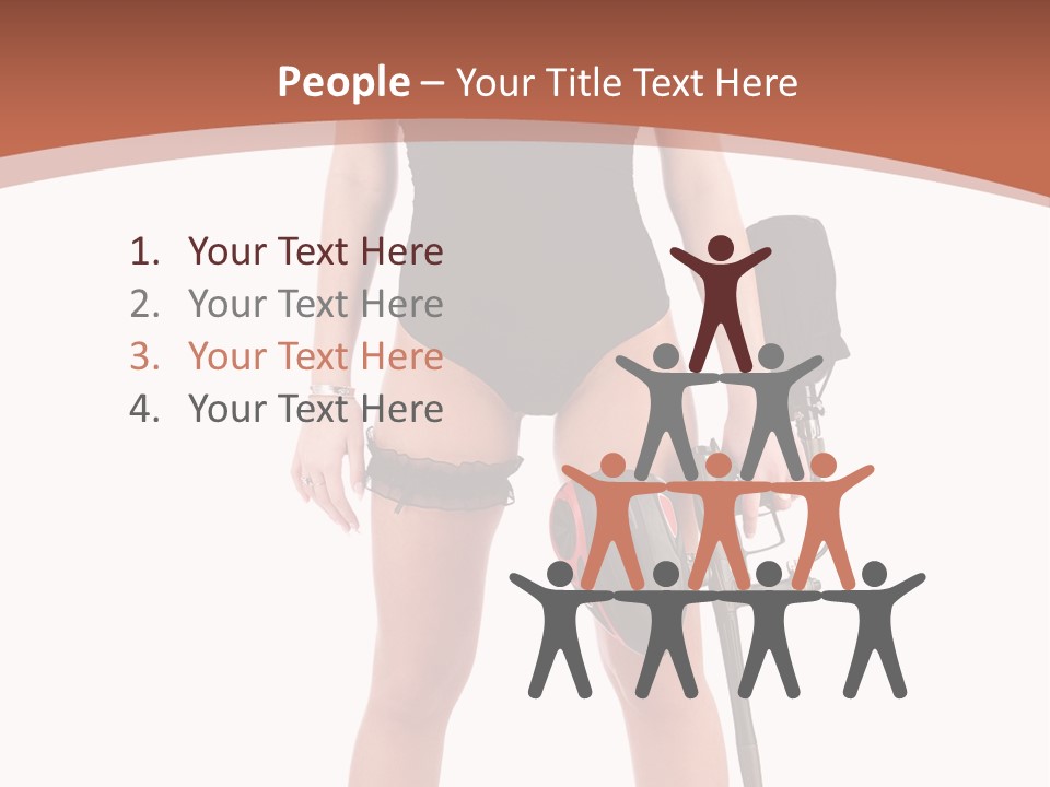 Sexy Handle Waist PowerPoint Template