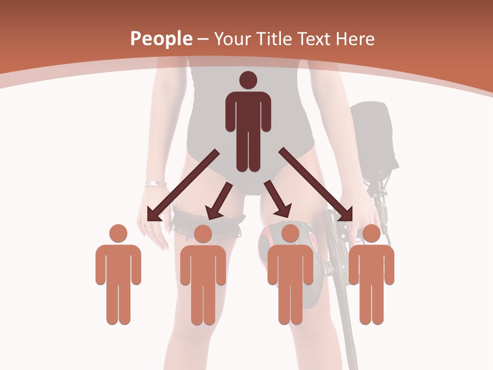 Sexy Handle Waist PowerPoint Template