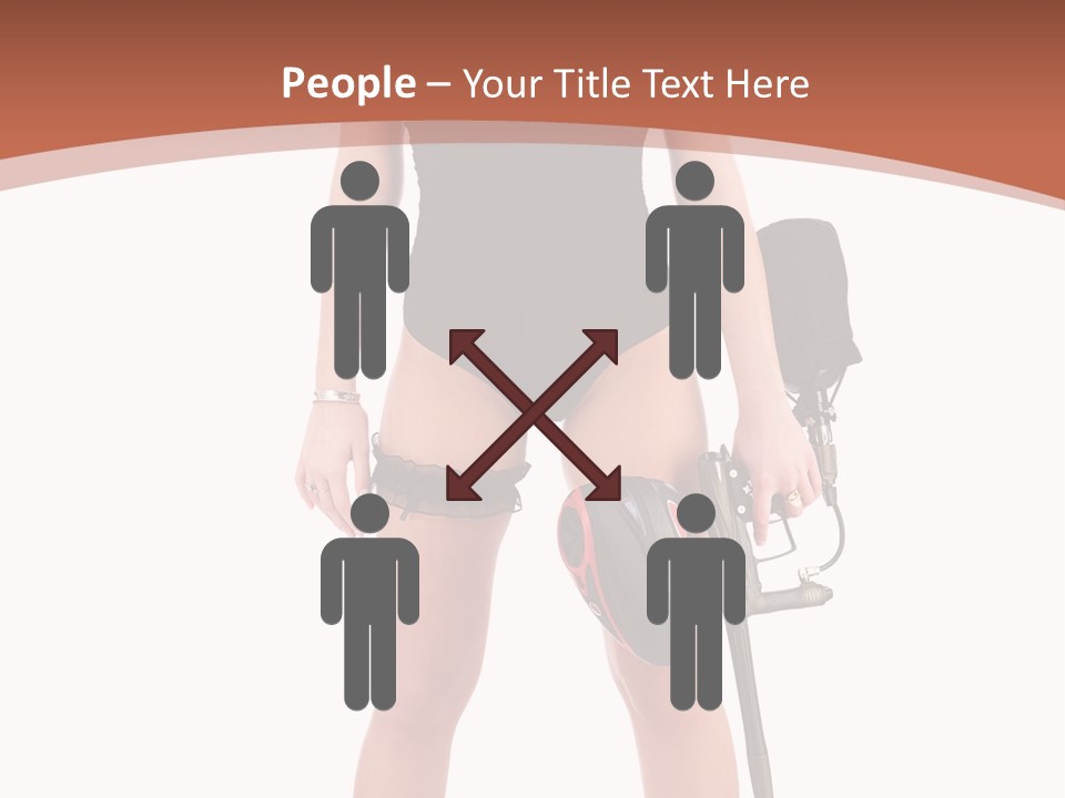 Sexy Handle Waist PowerPoint Template