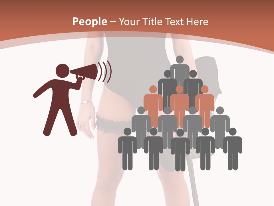 Sexy Handle Waist PowerPoint Template