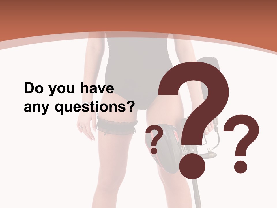 Sexy Handle Waist PowerPoint Template